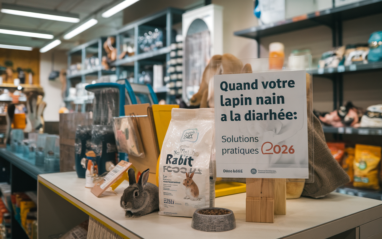 Quand votre lapin nain a la diarrhée : solutions pratiques 2026