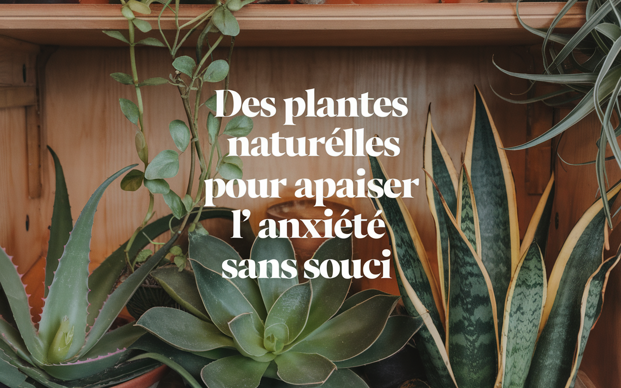 Des plantes naturelles pour apaiser l'anxiété sans souci