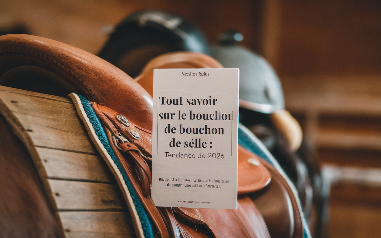 Tout savoir sur le bouchon de selle : tendance de 2026