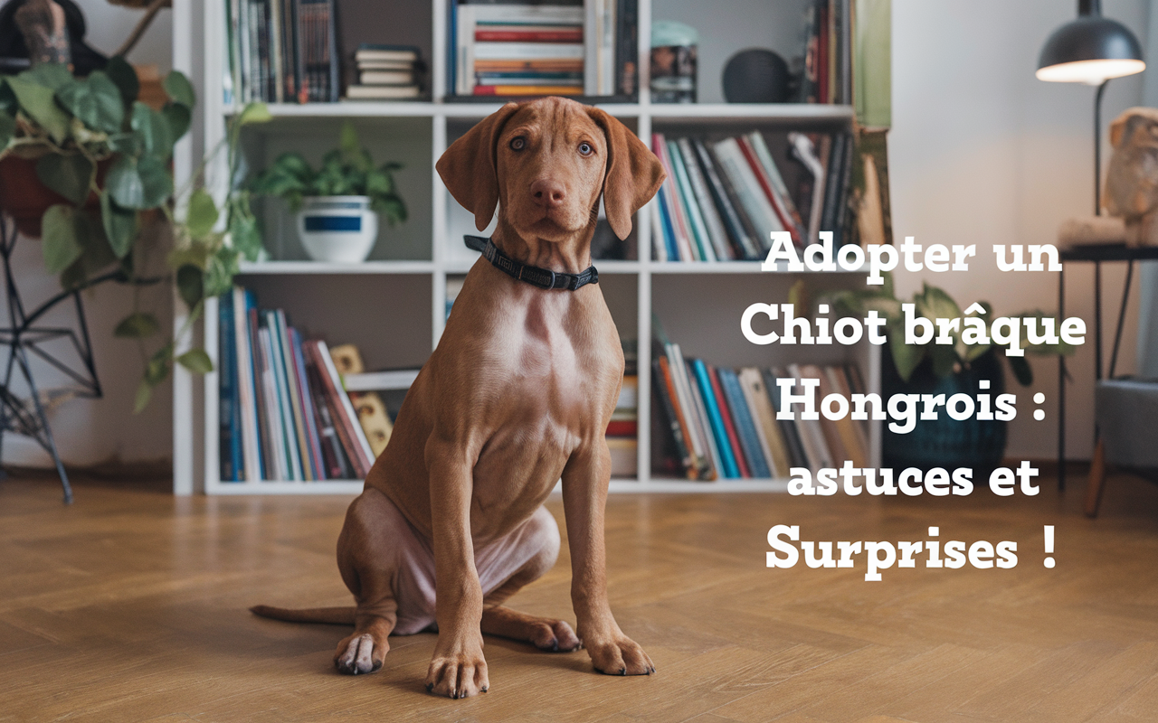 Adopter un chiot braque hongrois : astuces et surprises !