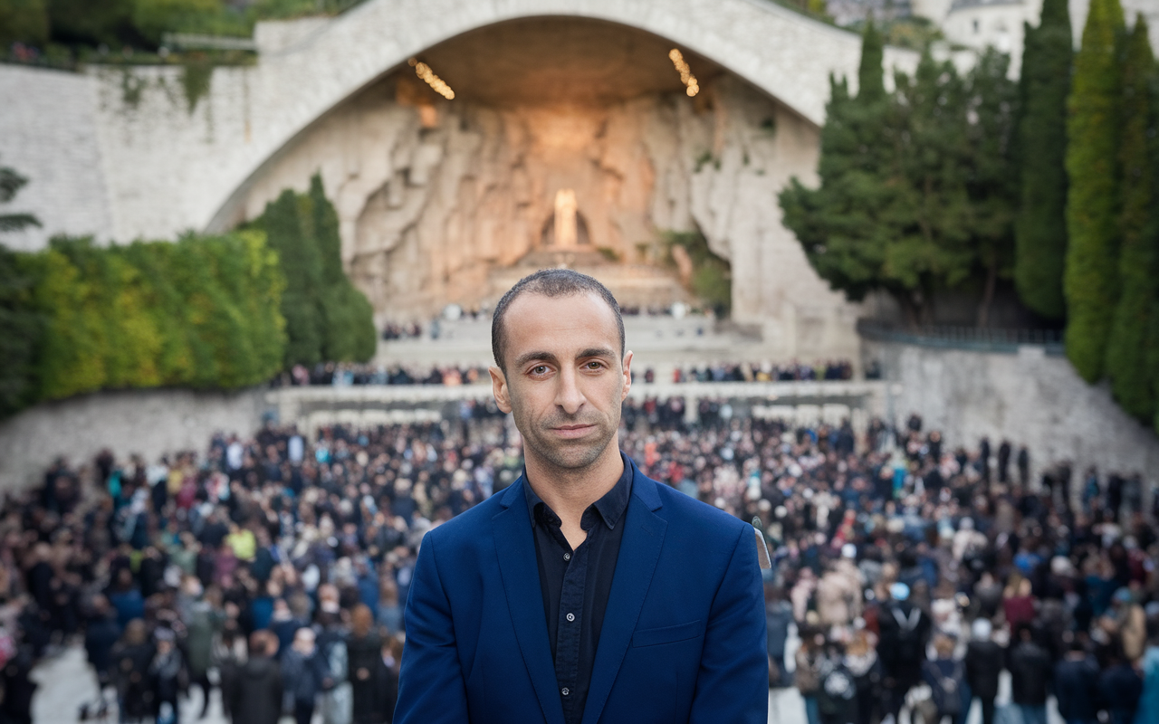 Gad Elmaleh à Lourdes : une rencontre entre humour et pèlerinage
