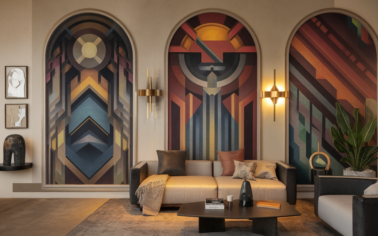 Les peintures murales décoratives transforment votre intérieur en 2026
