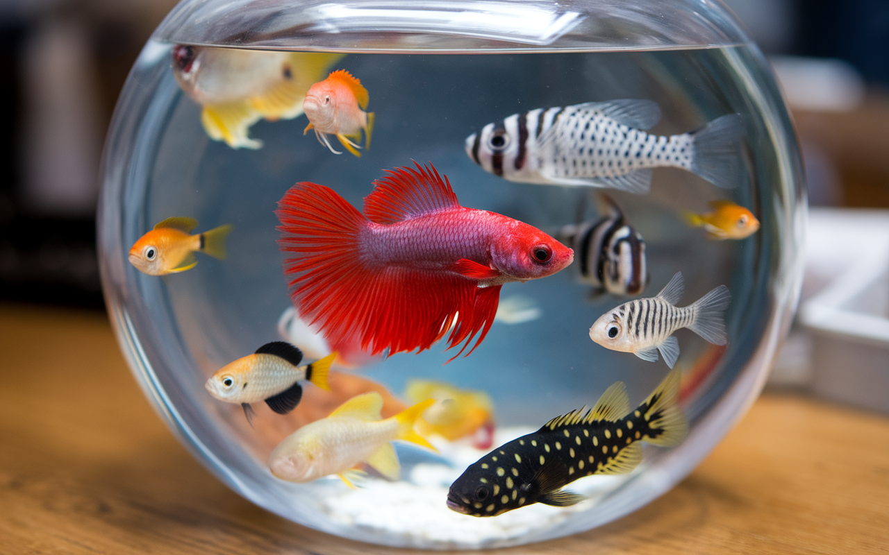 Quels poissons peuvent cohabiter avec un poisson rouge ?